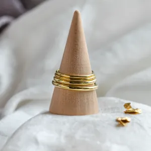 Wedding gold rings LOBE Thumbnail