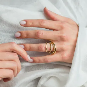 Wedding gold rings LOBE Thumbnail