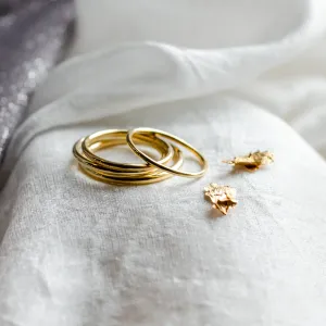 Wedding gold rings LOBE Thumbnail