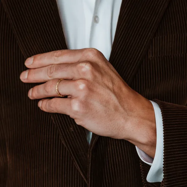 Minimalist wedding rings FLATEN Image