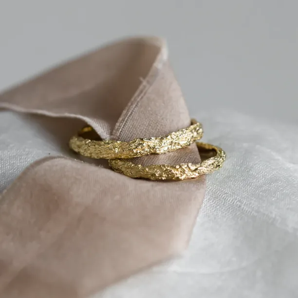 Minimalist wedding rings FLATEN Image