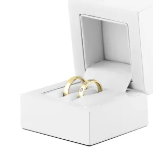 Gold wedding rings with diamonds SKIEN Thumbnail