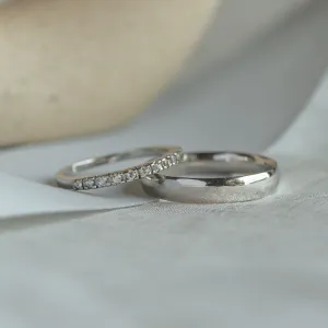 Snubní zlaté prsteny s diamanty BARSET Thumbnail