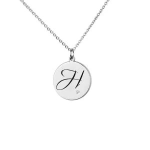 Minimalist necklace with engraving option ALTA Thumbnail