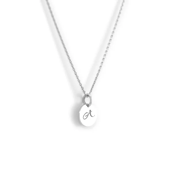 Minimalist necklace with engraving option ALTA Image