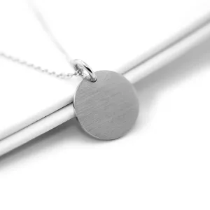 Minimalist necklace with engraving option ALTA Thumbnail