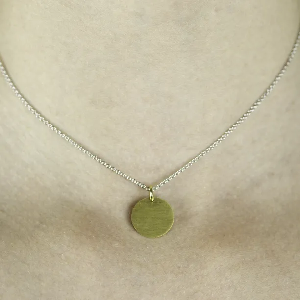 Minimalist necklace with engraving option ALTA Image
