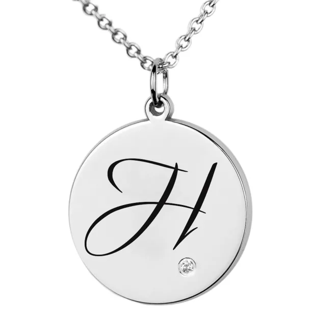 Minimalist necklace with engraving option ALTA Image