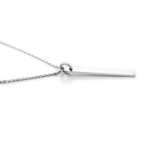 Minimalist necklace with engraving option ODDA Thumbnail