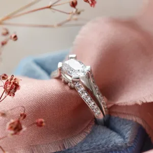 Zlatý zásnubní prsten s diamanty 1.18ct FITA Thumbnail