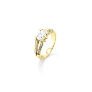 Zlatý zásnubní prsten s diamanty 1.18ct FITA Thumbnail
