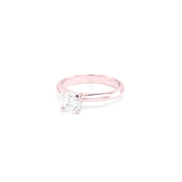 Zlatý zásnubní prsten  ve stylu solitér s diamantem 0.4ct VEITA Image