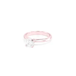 Zlatý zásnubní prsten  ve stylu solitér s diamantem 0.4ct VEITA Thumbnail