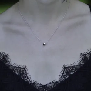 Minimalist sterling silver necklace RISO Thumbnail