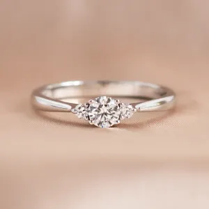 Lab grown diamond engagement ring DOROTHEA