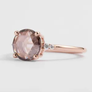 Lab grown diamond and natural diamond gold ring SYDNEY