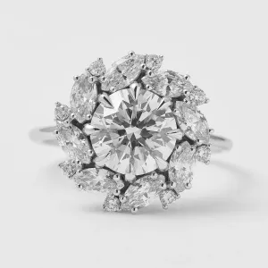 Statement lab grown diamonds ring JENNY
