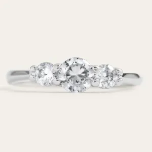 VIZO gold diamond engagement ring Thumbnail