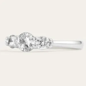 VIZO gold diamond engagement ring Thumbnail
