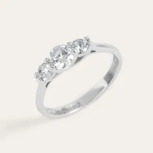 VIZO gold diamond engagement ring Thumbnail