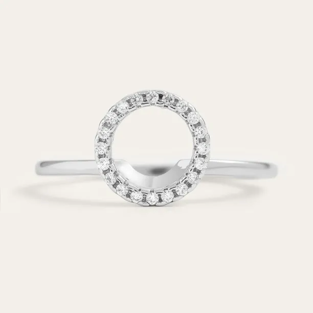Zlatý zásnubní halo diamantový set SOLEIL Image
