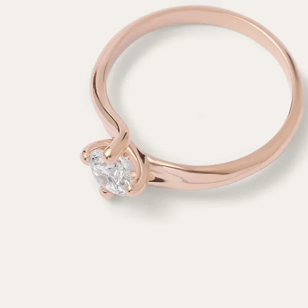 Elegantní zásnubní prsten s lab-grown diamantem JURO
