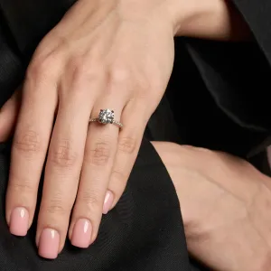 Luxury lab grown diamond engagement ring ARABELLA