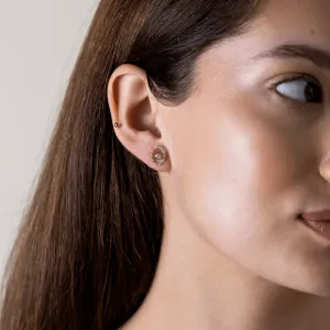 Modular lab grown diamond earrings BANKSY
