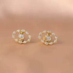 Modular lab grown diamond earrings BANKSY