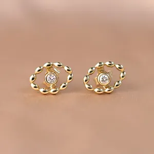 Modular lab grown diamond marquise earrings BLANKS