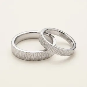 Unusual wedding rings with engravings RILLY