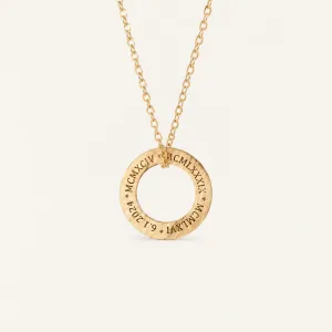 Necklace with the ring SOLOBA