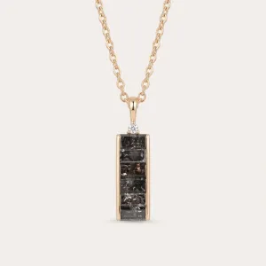 Zlatý přívěsek se salt and pepper diamanty a klasickým diamantem EVERLY