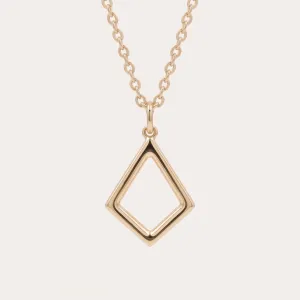 Gold kite necklace CLAUDIA