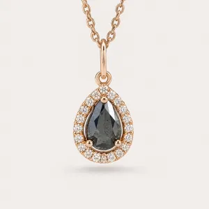 Green lab-grown diamond pendant EDWINE