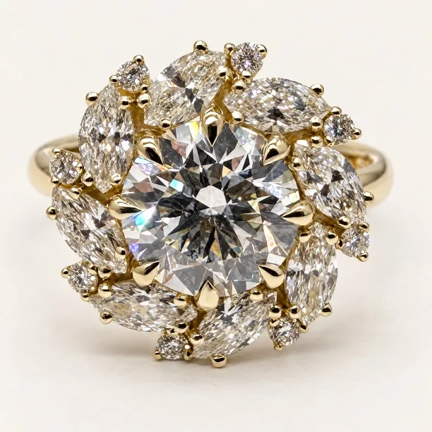 Statement lab grown diamonds ring JENNY