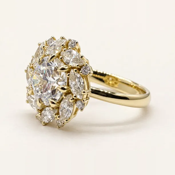 Statement lab grown diamonds ring JENNY