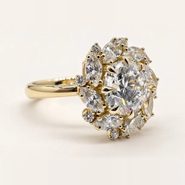 Statement lab grown diamonds ring JENNY