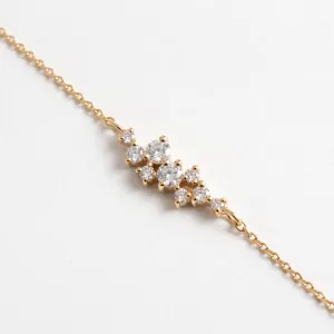 Cluster diamond bracelet CLARENCE