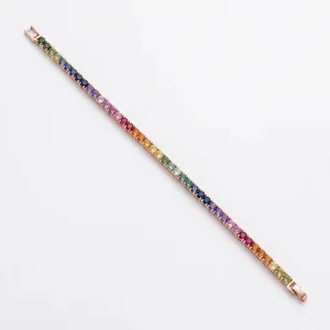 Rainbow sapphire bracelet MOSAICAN