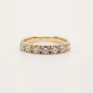 Lab-grown diamond half eternity ring ALVI